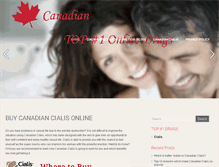 Tablet Screenshot of canadian-cialis-online.com